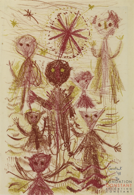 Constant-Kinderen, 1948 Constant Nieuwenhuys-Kinderen, 1948