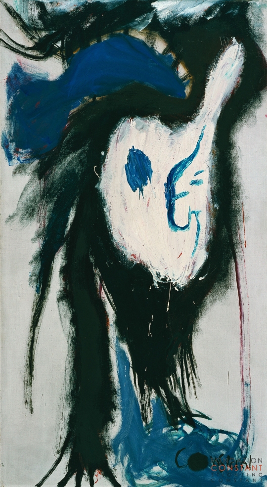 Constant-L'oeil bleu, 1948 Constant Nieuwenhuys-L'oeil bleu, 1948