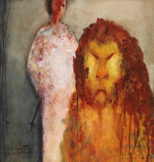 Constant Nieuwenhuys-La dompteuse, 1981