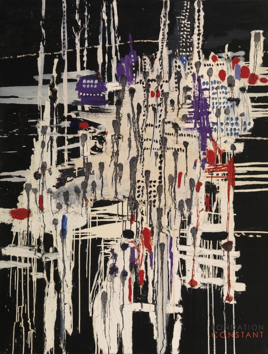 Constant Nieuwenhuys, La ville noyée, 1956