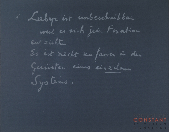 Constant Nieuwenhuys-Labyrismen 6a, 1968