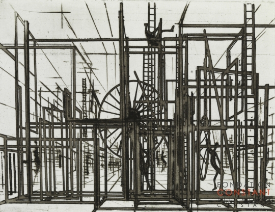 Constant-Ladderlabyrinth, 1970 Constant Nieuwenhuys-Ladderlabyrinth, 1970