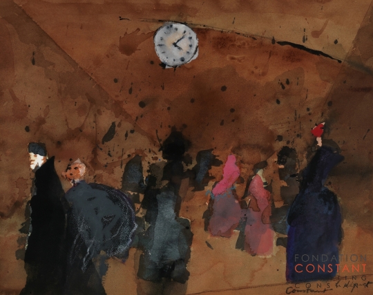 Constant Nieuwenhuys-Le départ, 1978