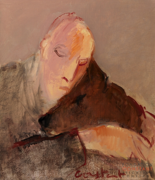 Constant Nieuwenhuys-Man met hond, 1987