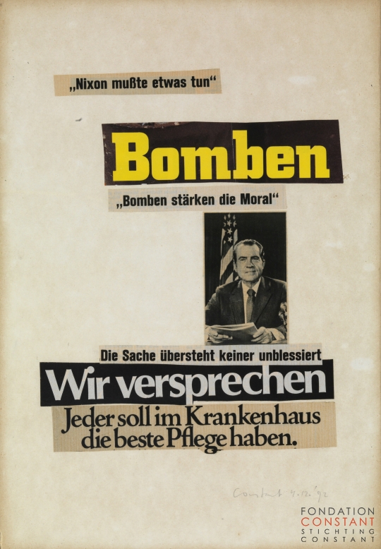 Costant Nieuwenhuys-Nixon musste etwas, 1972