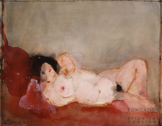 Constant Nieuwenhuys-Nu couché, 1987