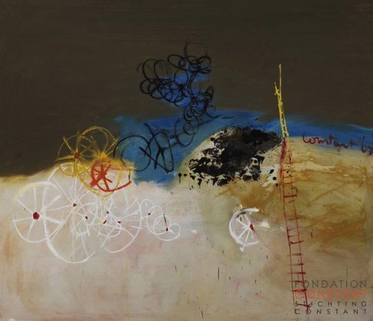 Constant Nieuwenhuys-Paysage artificiel, 1963