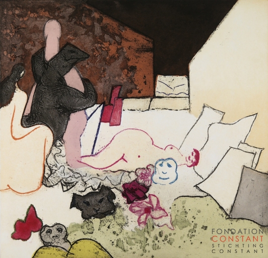 Constant Nieuwenhuys-PLAISIER ET TRISTESSE DE L'AMOUR-1, 1979