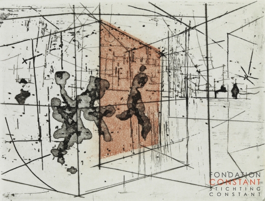 Constant-Rood vlak, 1970 Constant Nieuwenhuys-Rood vlak, 1970