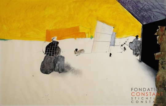 Constant Nieuwenhuys-Sitting in the Sun, 1972