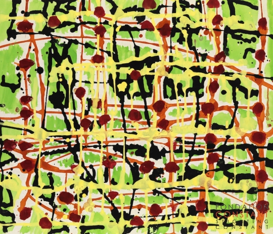 Constant Nieuwenhuys-Stofontwerp 1, 1959