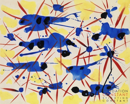 Constant Nieuwenhuys-Stofontwerp e, 1959