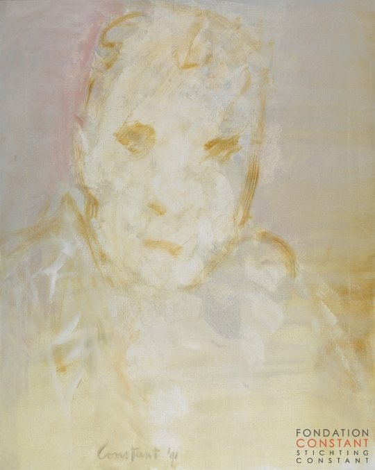 Constant-Tête d'homme, 1991 Constant Nieuwenhuys-Tête d'homme, 1991