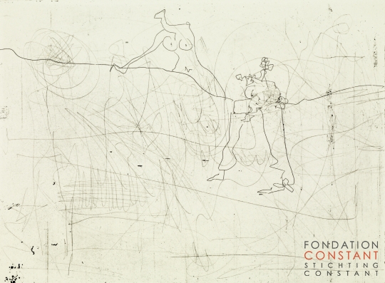 Constant Nieuwenhuys-Vluchtelingen, 1971