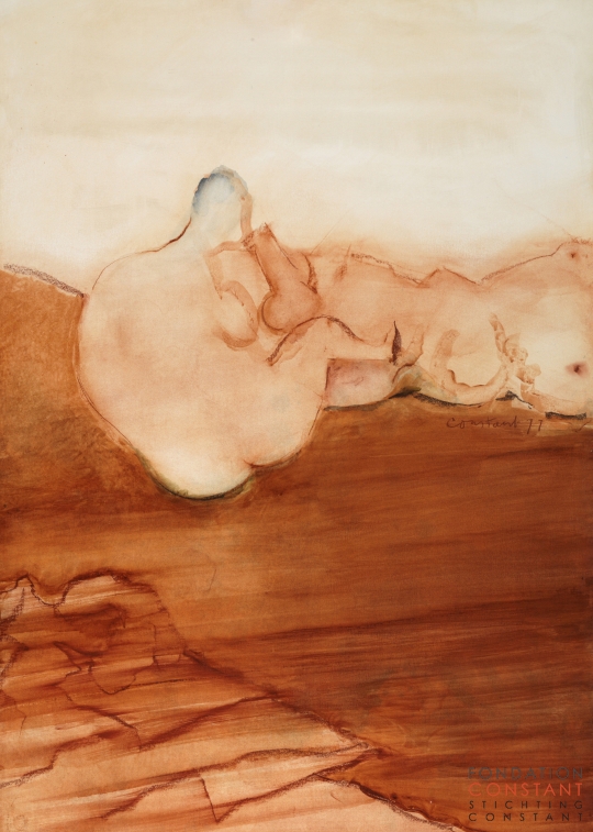 Constant Nieuwenhuys-Liefdespaar, 1977