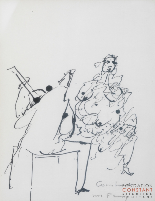 Constant Nieuwenhuys-ZT/Gitaarspeler en zangeres, ca 1978