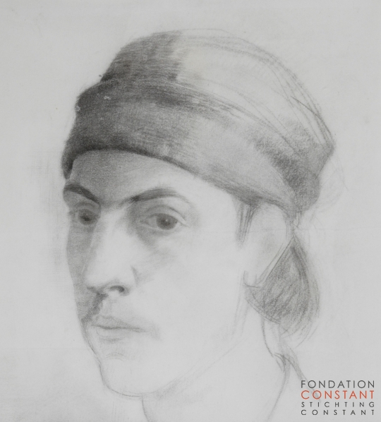 Constant Nieuwenhuys-Zelfportret verso, 1941