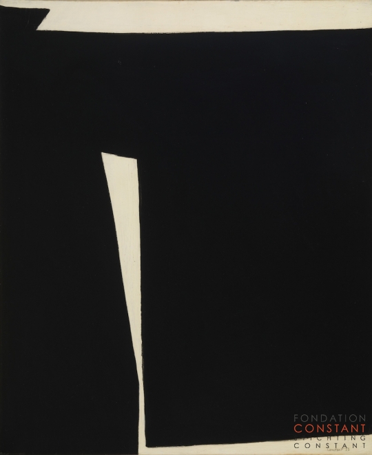Constant-Composition in black and white, 1953 Constant Nieuwenhuys-Composition in black and white, 1953