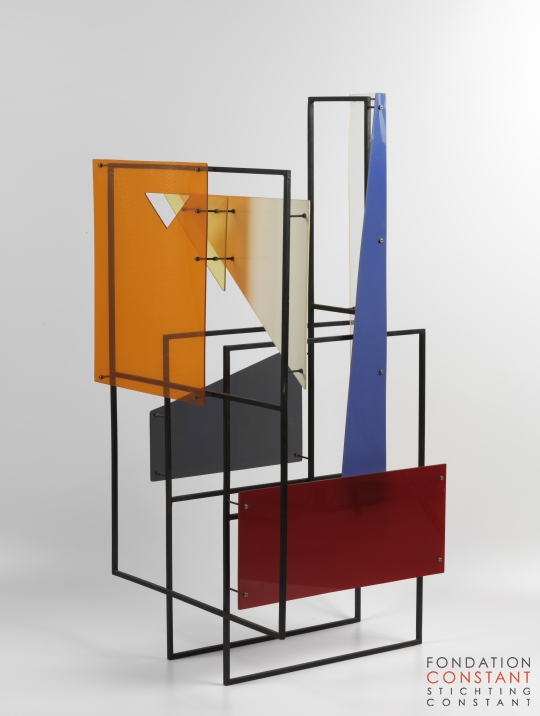 Constant-Constructie met gekleurde vlakken, 1954 Constant Nieuwenhuys-Constructie met gekleurde vlakken, 1954