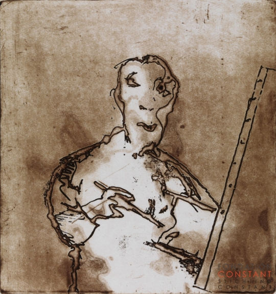 Constant Nieuwenhuys-De schilder, 1986