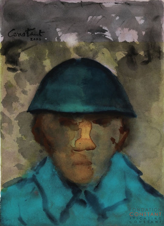 Constant Nieuwenhuys-De soldaat, 2000
