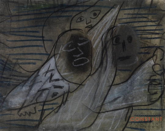 Constant Nieuwenhuys-De oorlog I, 1951