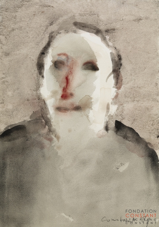 Constant Nieuwenhuys-ZT/De rode neus, 1989