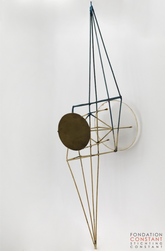 Constant-Schaalmodel voor Draaibare Constructie, 1956 Constant Nieuwenhuys-Schaalmodel voor Draaibare Constructie, 1956