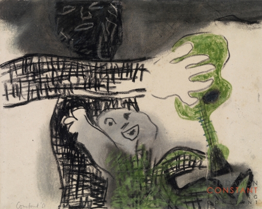 Constant-Fandango, 1951 Constant Nieuwenhuys-Fandango, 1951