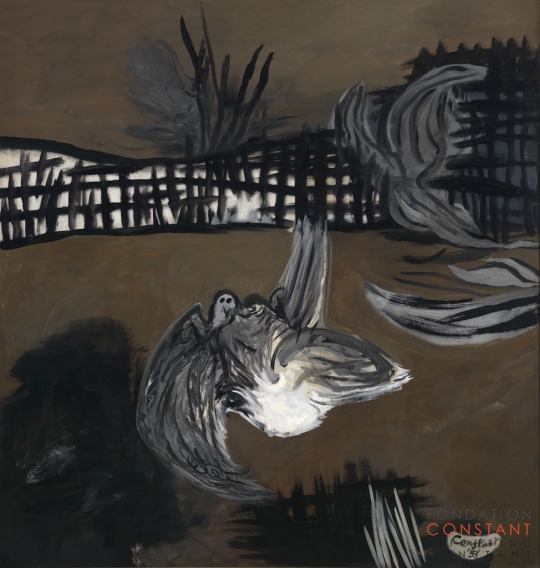 Constant-Gewonde duif, 1951 Constant Nieuwenhuys-Gewonde duif, 1951