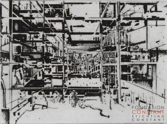 Constant Nieuwenhuys-Interieur van een sector II, 1970