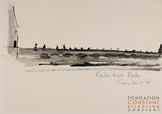 Constant Nieuwenhuys-Karlov Most Praha, 1965