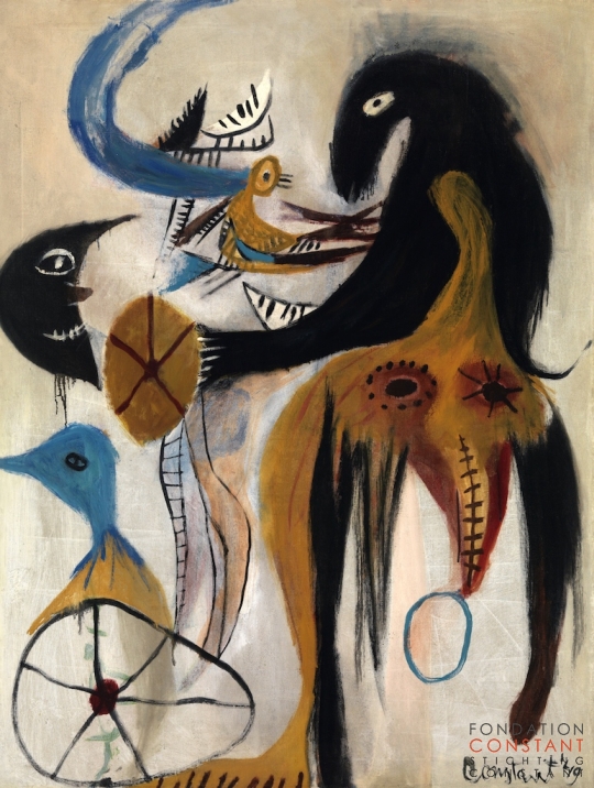 Constant-L'animal sorcier, 1949 Constant Nieuwenhuys-L'animal sorcier, 1949