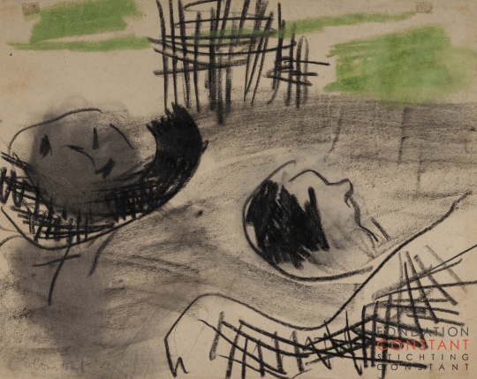 Constant Nieuwenhuys-La guerre, 1951