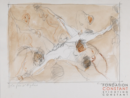 Constant Nieuwenhuys-La fin d'Orphé, 1987 ca