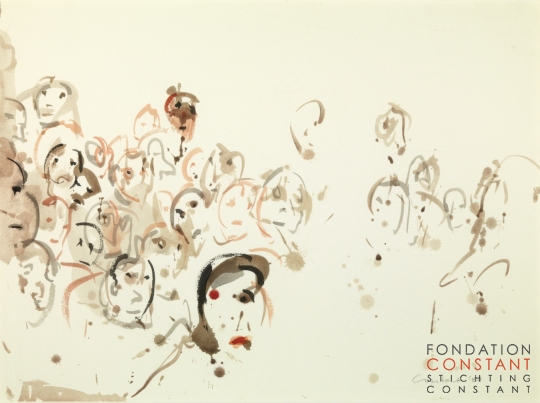 Constant-La foule, 1988 Constant Nieuwenhuys-La foule, 1988