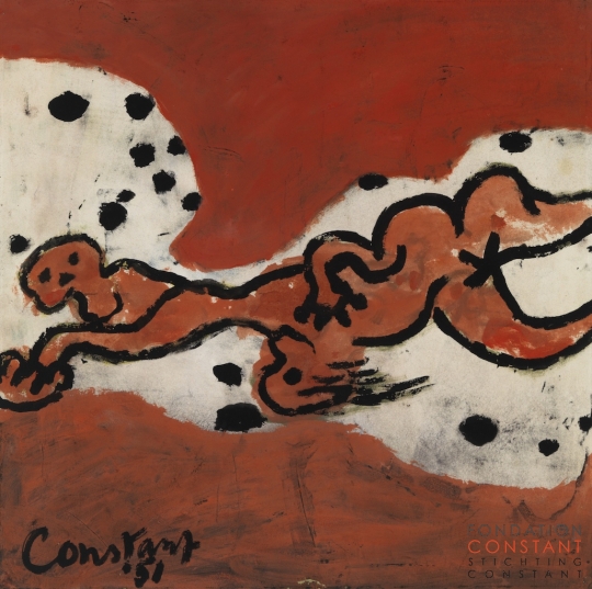 Constant-De oorlog, 1951 Constant Nieuwenhuys-De oorlog, 1951