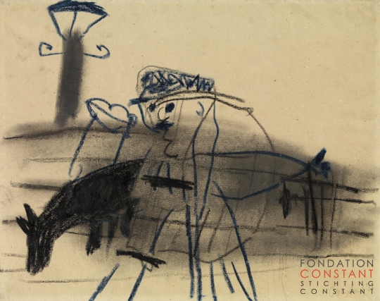 Constant-Montmartre, 1950 Constant Nieuwenhuys-Montmartre, 1950