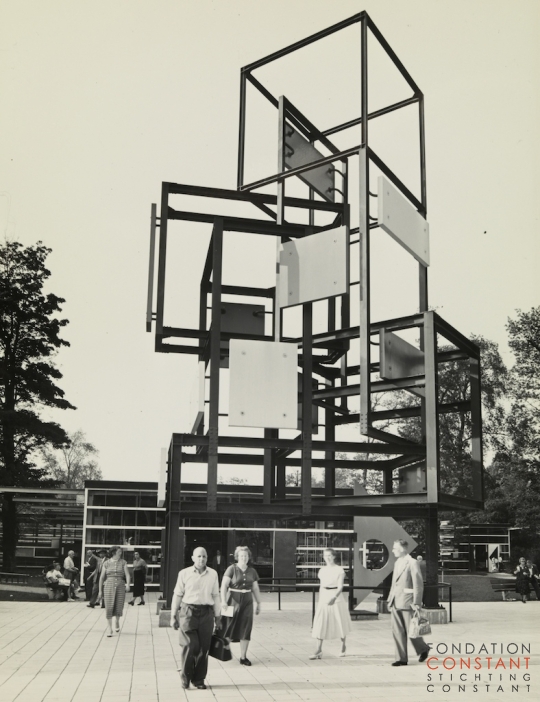 Constant Nieuwenhuys-Monument voor de wederopbouw, 1955