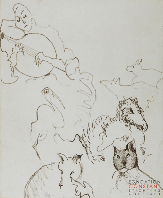 Constant Nieuwenhuys-Orpheus, 1983