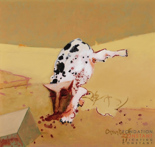 Constant-Overreden hond, 1970 Constant Nieuwenhuys-Overreden hond, 1970