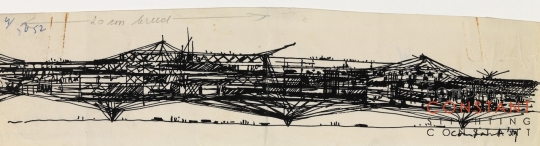 Constant-Schets voor een sector, 1959 Constant Nieuwenhuys-Schets voor een sector, 1959