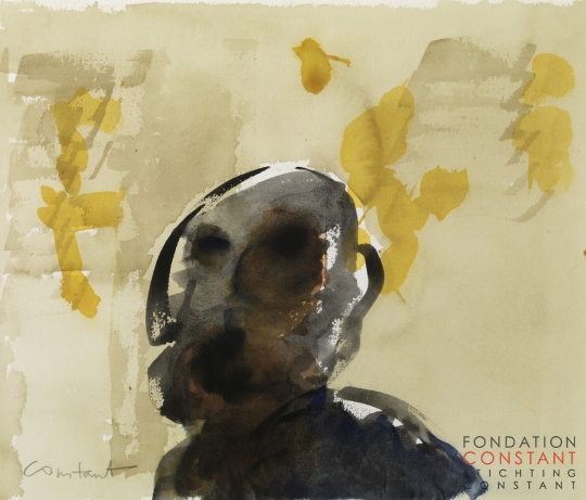Constant Nieuwenhuys-ZT/Tête de l'homme, ca 1990