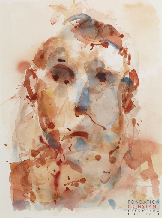 Constant Nieuwenhuys-Tête de l'homme, 1991
