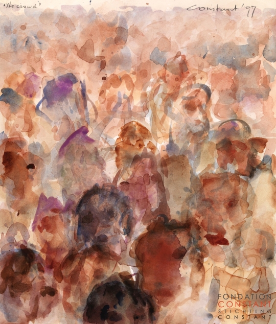 Constant-The Crowd, 1997 Constant Nieuwenhuys-The Crowd, 1997