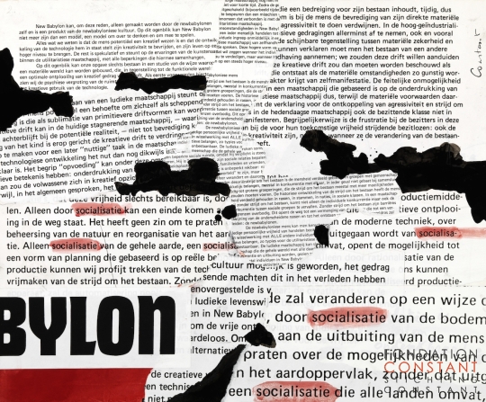 Constant Nieuwenhuys-Theorie collage New Babylon no. 2, 1974 Constant Nieuwenhuys-Theorie collage New Babylon no. 2, 1974