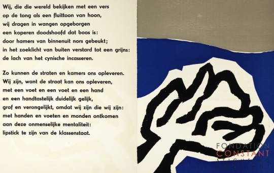 Constant Nieuwenhuys & Elburg-HET UITZICHT VAN DE DUIF-2, 1952
