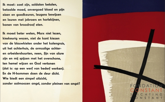 Constant Nieuwenhuys & Elburg-HET UITZICHT VAN DE DUIF-5, 1952
