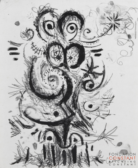 Constant Nieuwenhuys, Vrouw, 1947