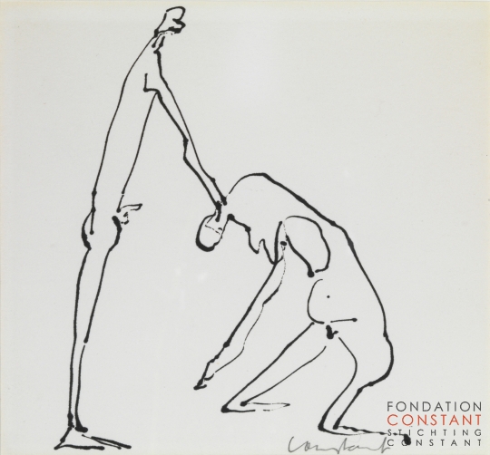 Constant Nieuwenhuys-ZT/Erotisch I, ca 1980
